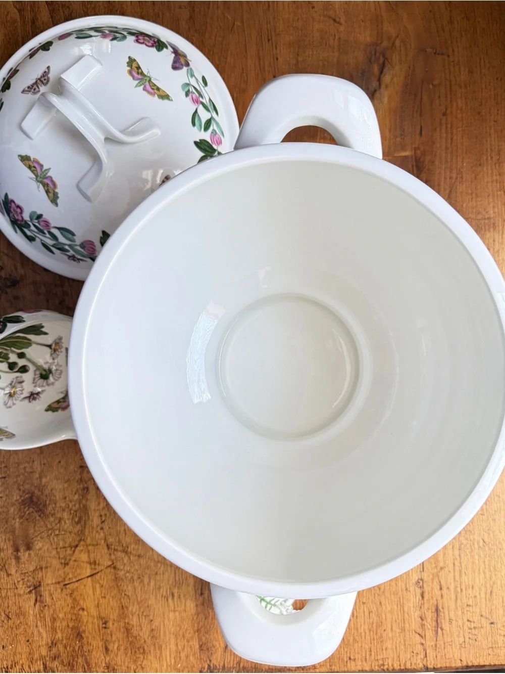Portmeirion Botanic Garden Soup Tureen with Lid & Ladle – Shrubby Peony Pattern